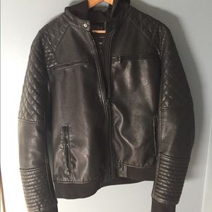 Men’s Express Leather Jacket - Large